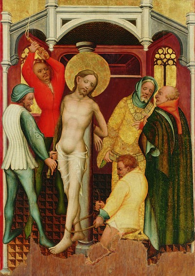 Jesu Geißelung (Warendorf Altar). Quelle: wikimedia commons Jesu Geißelung (Warendorf Altar). Quelle: wikimedia commons